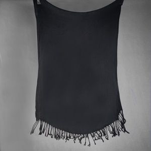 Black Oversized Scarf